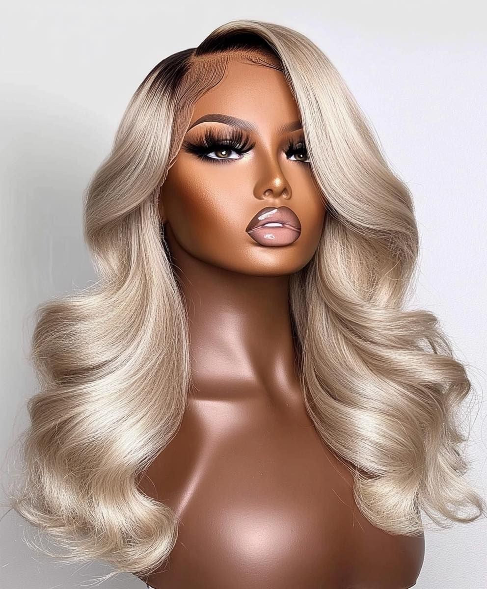 Perruque Lace Front HD Blonde Luxe Body Wave – Cheveux 100% Human Hair